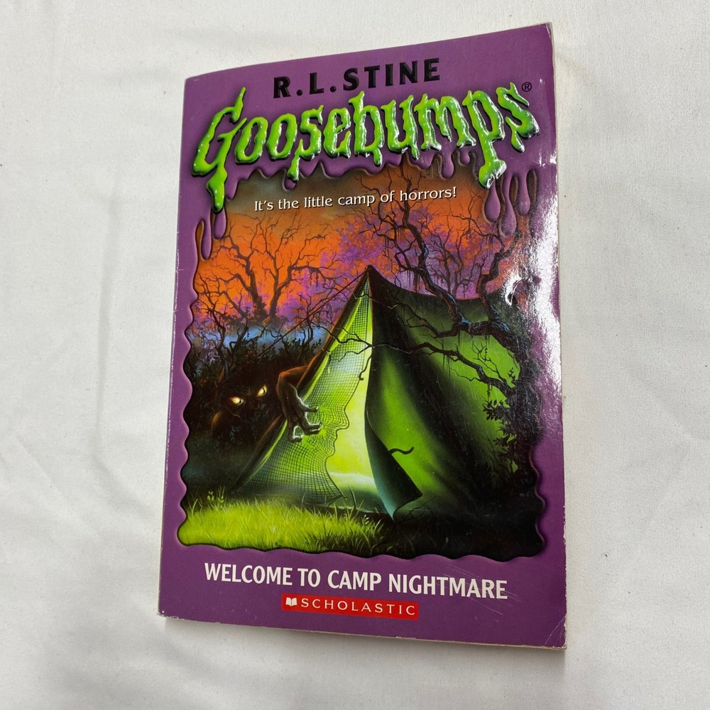 Goosebumps Welcome to Camp Nightmare R.L Stine 1st Printing 1993 Scholastic Book